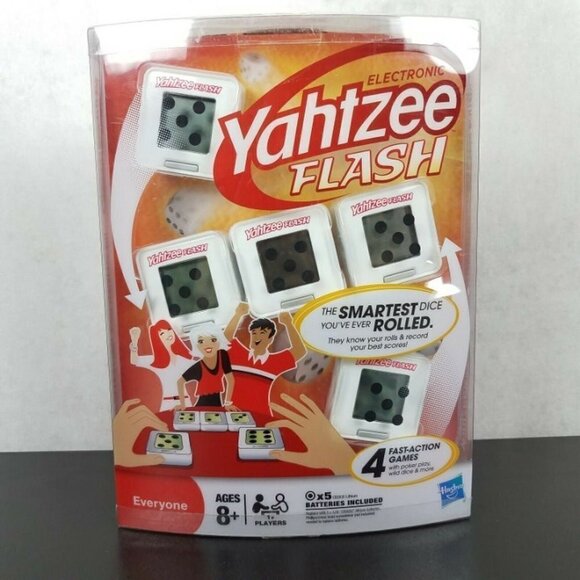 Hasbro Electronic Yahtzee Flash Game NEW in a box Family Fun Time Gift 8+ - Picture 1 of 8